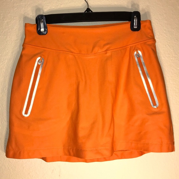 Nike Golf Tour Performance Skort, Sz Small, Orange